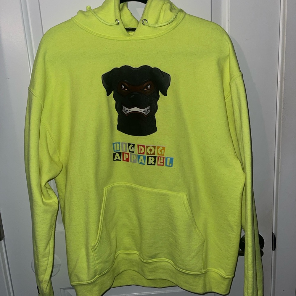 Big Dog Apparel Yellow Hoodie
